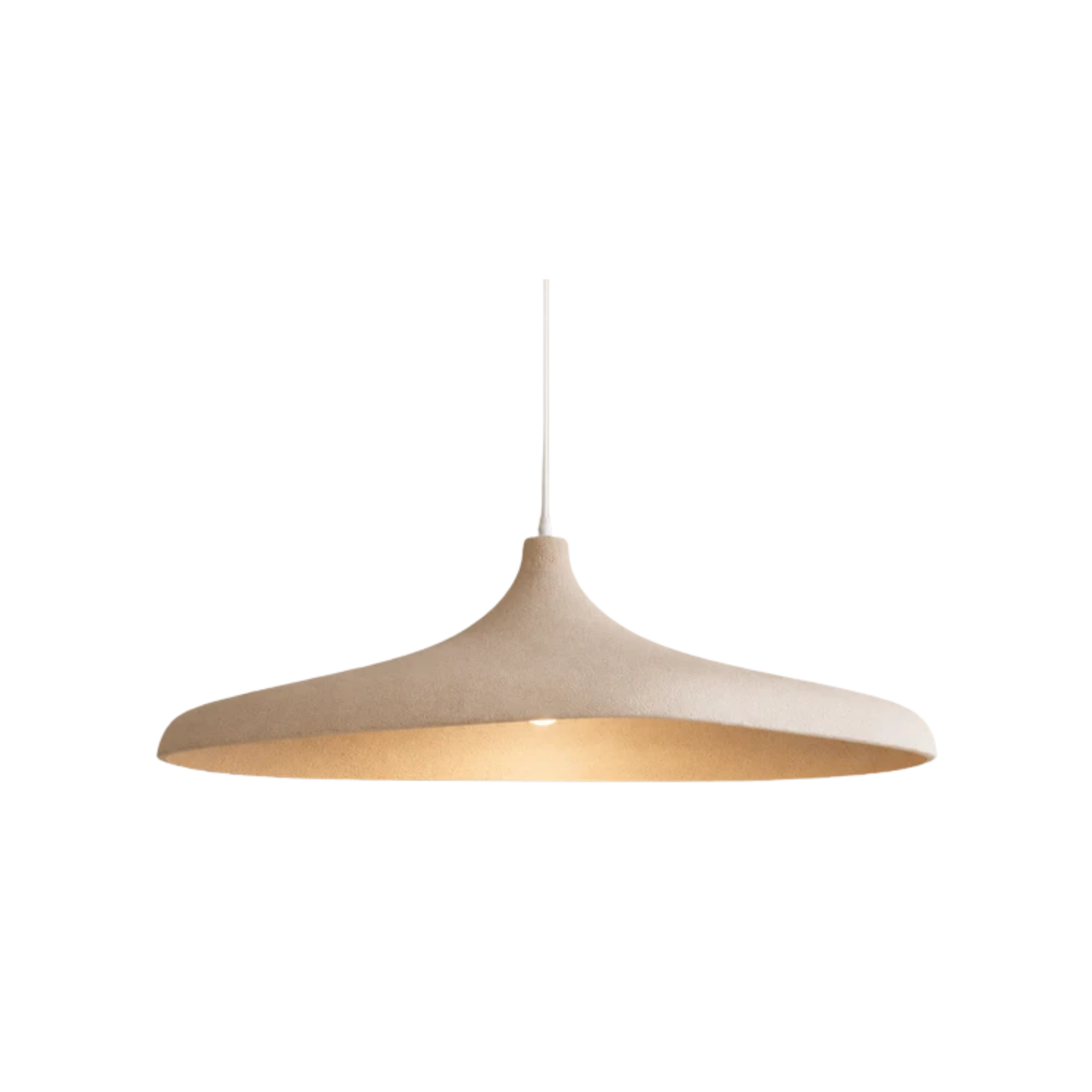 Japansk Wabi-Sabi-papirpendellampe med LED | Ormexis