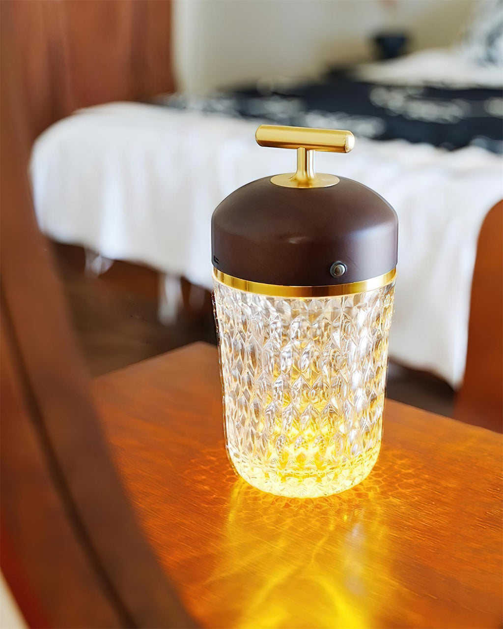 Stolní lampa Křišťálový žalud | Ormexis