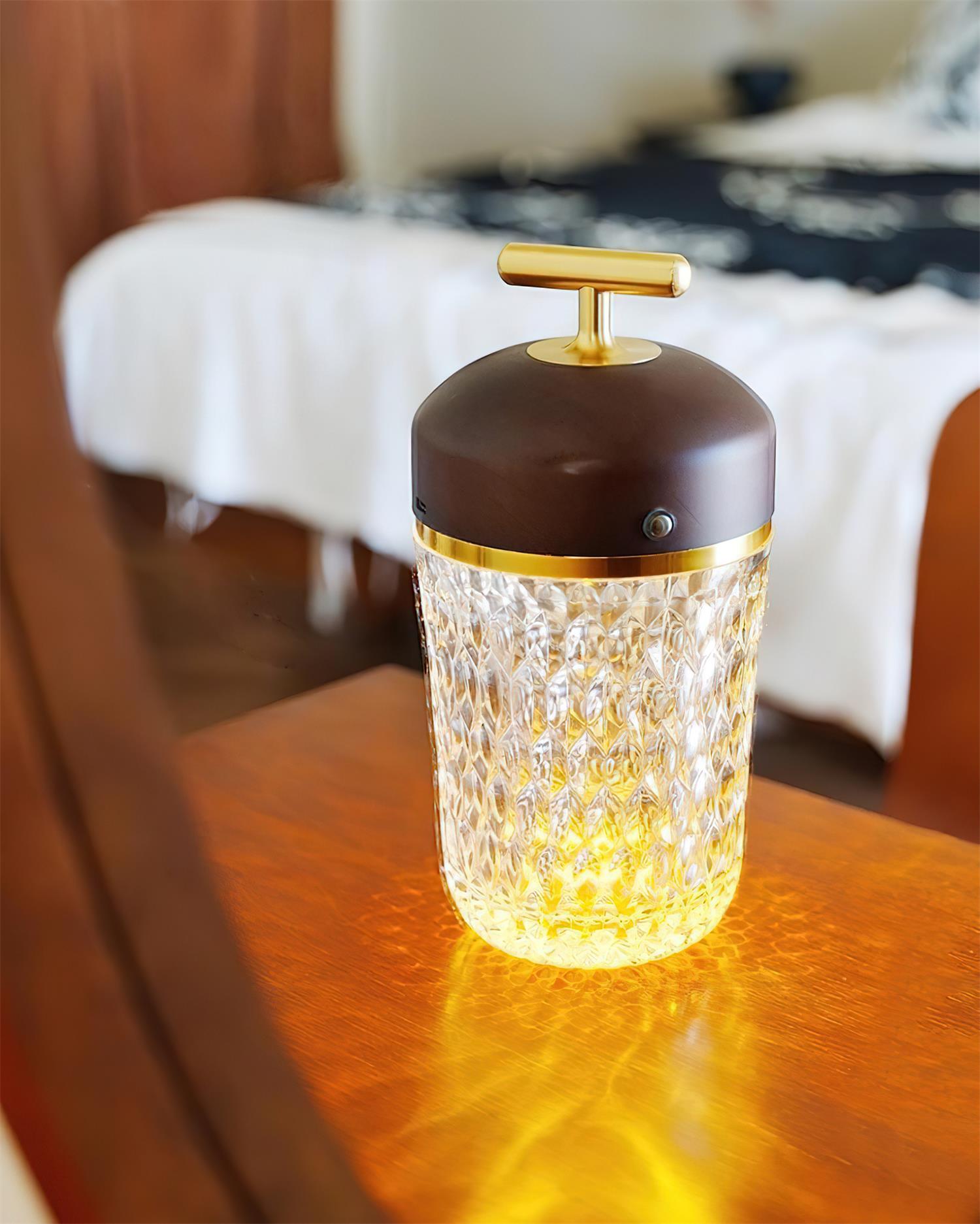 Stolní lampa Křišťálový žalud | Ormexis