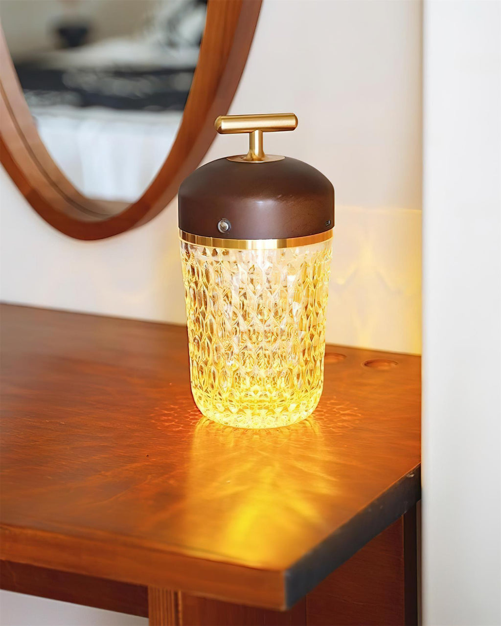 Stolní lampa Křišťálový žalud | Ormexis