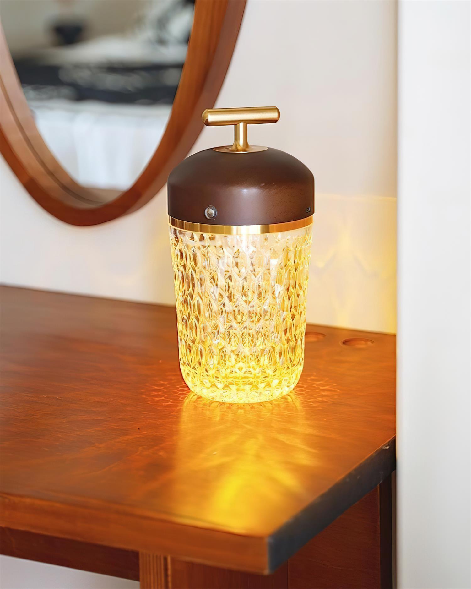 Stolní lampa Křišťálový žalud | Ormexis