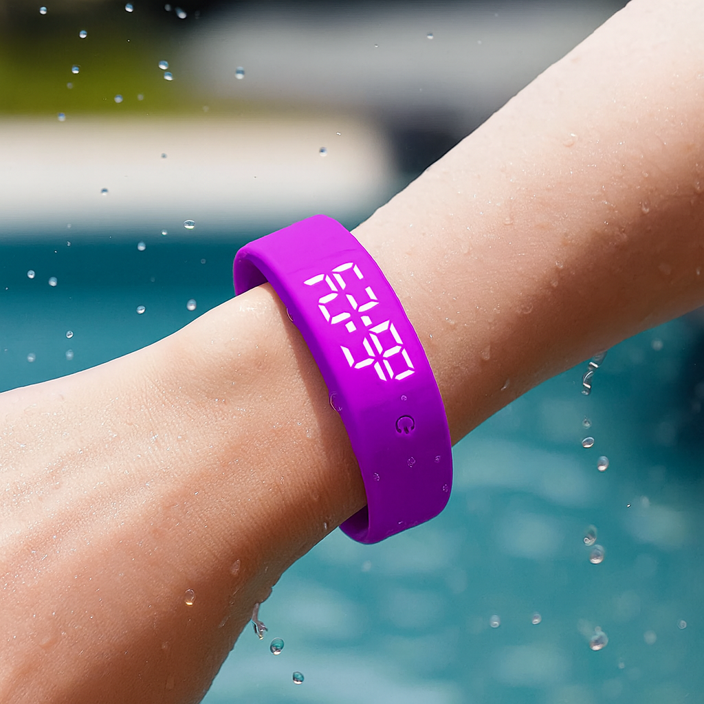Digitální fitness chytré hodinky s vodotěsnou konstrukcí a hmatovými upozorněními pro aktivní životní styl