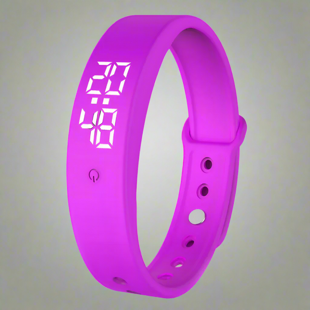 Digitální fitness chytré hodinky s vodotěsnou konstrukcí a hmatovými upozorněními pro aktivní životní styl