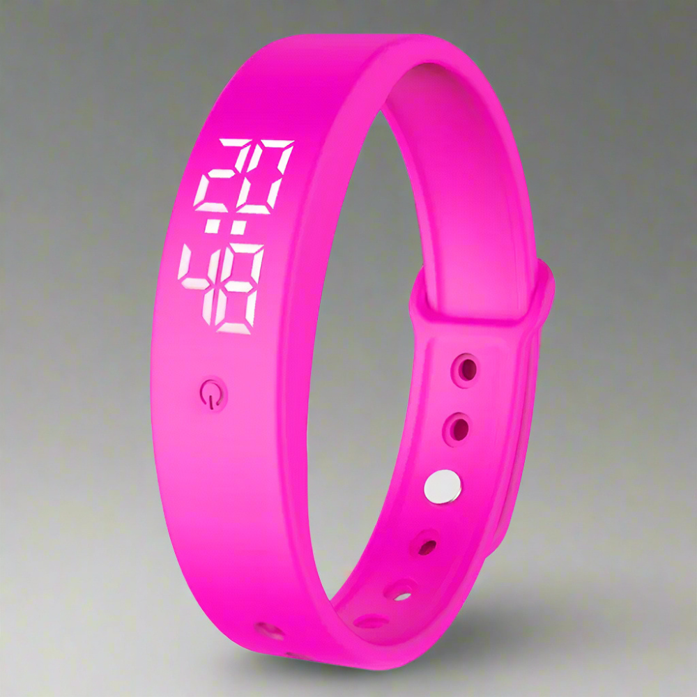 Digitální fitness chytré hodinky s vodotěsnou konstrukcí a hmatovými upozorněními pro aktivní životní styl