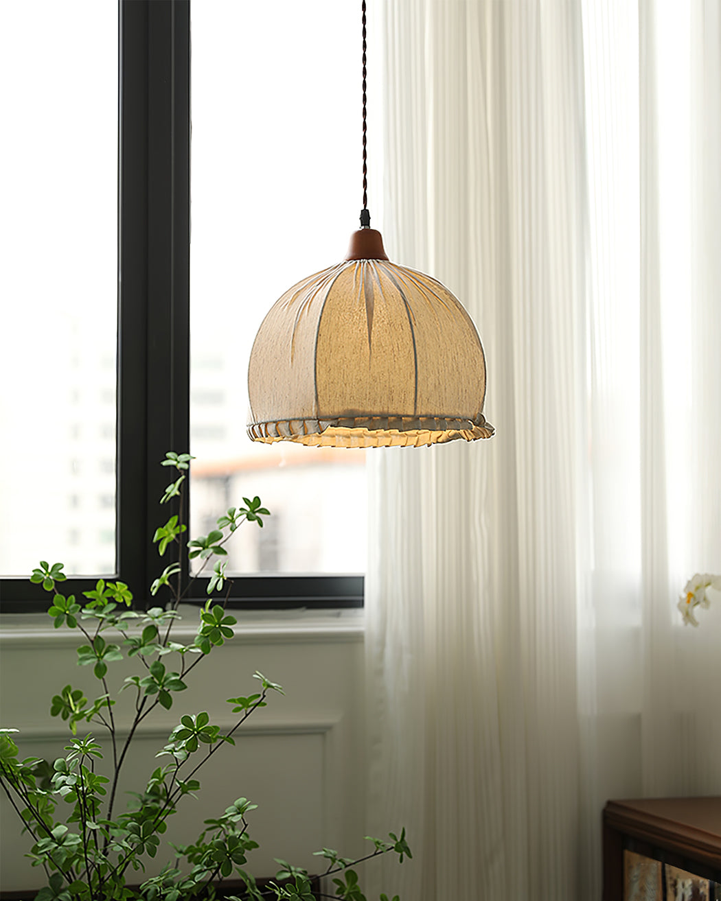 Lampada a sospensione in tessuto su misura | Ormexis
