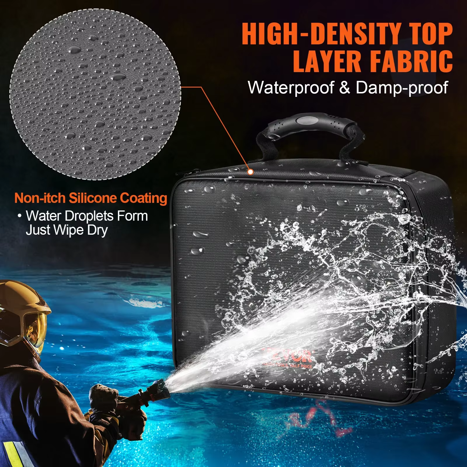 Fireproof Waterproof Document Carrier For Total Protection