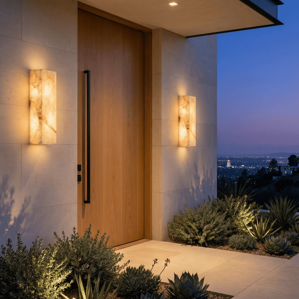 Luminaire d’ambiance en pierre texturée Astrelune | Ormexis