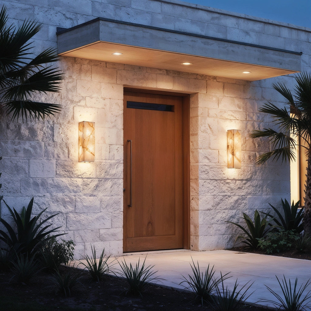 Luminaire d’ambiance en pierre texturée Astrelune | Ormexis