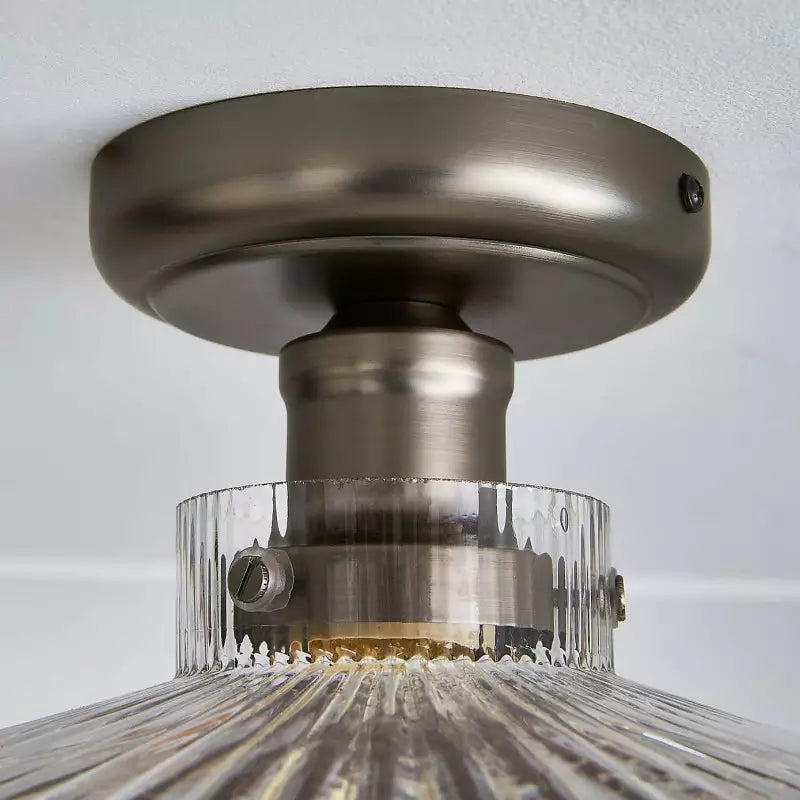 Transitional Glass Ceiling Lamp | Ormexis