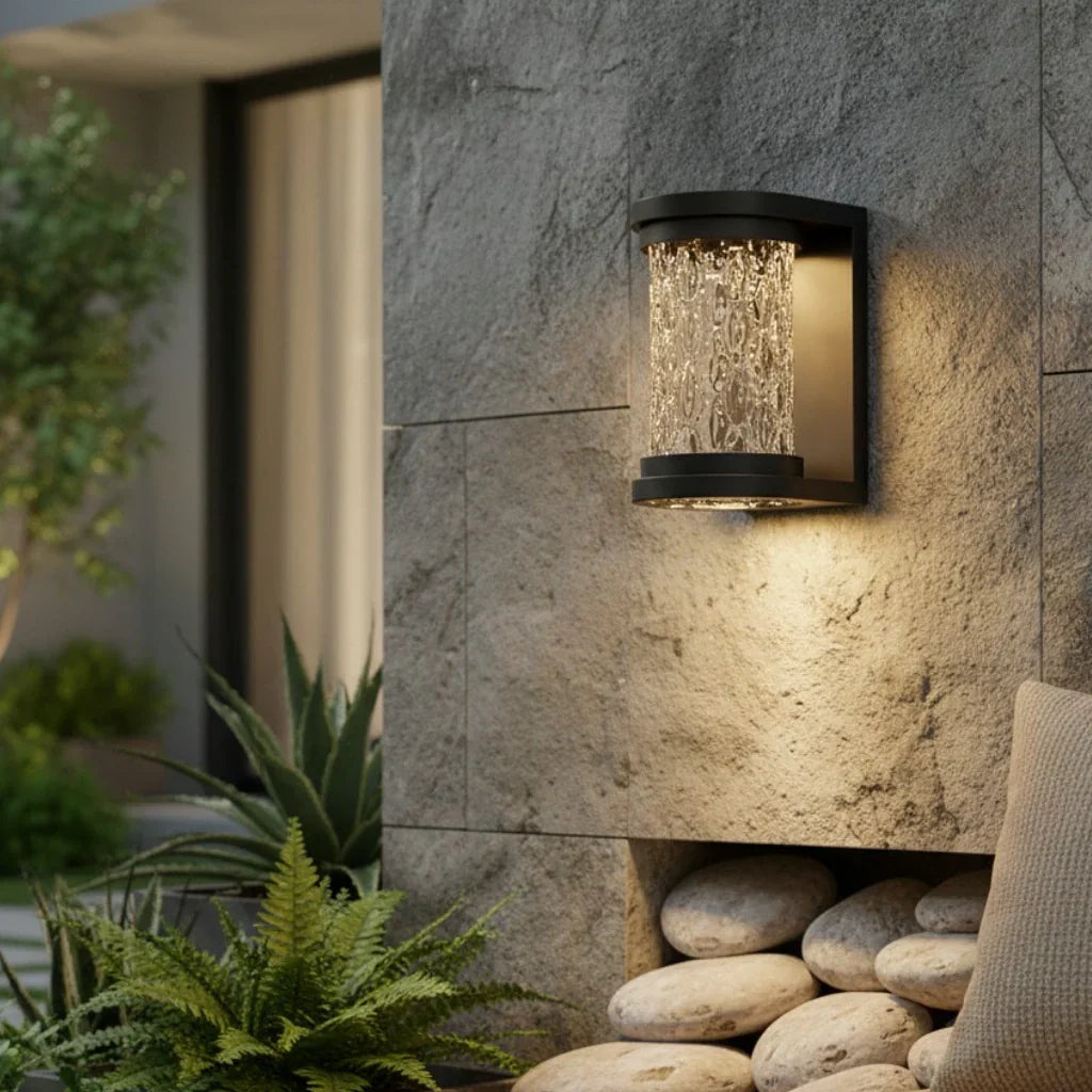 Contemporary Textured Wall Sconce | Ormexis
