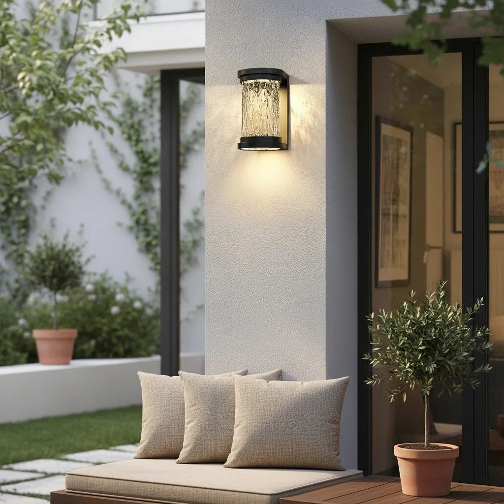 Contemporary Textured Wall Sconce | Ormexis