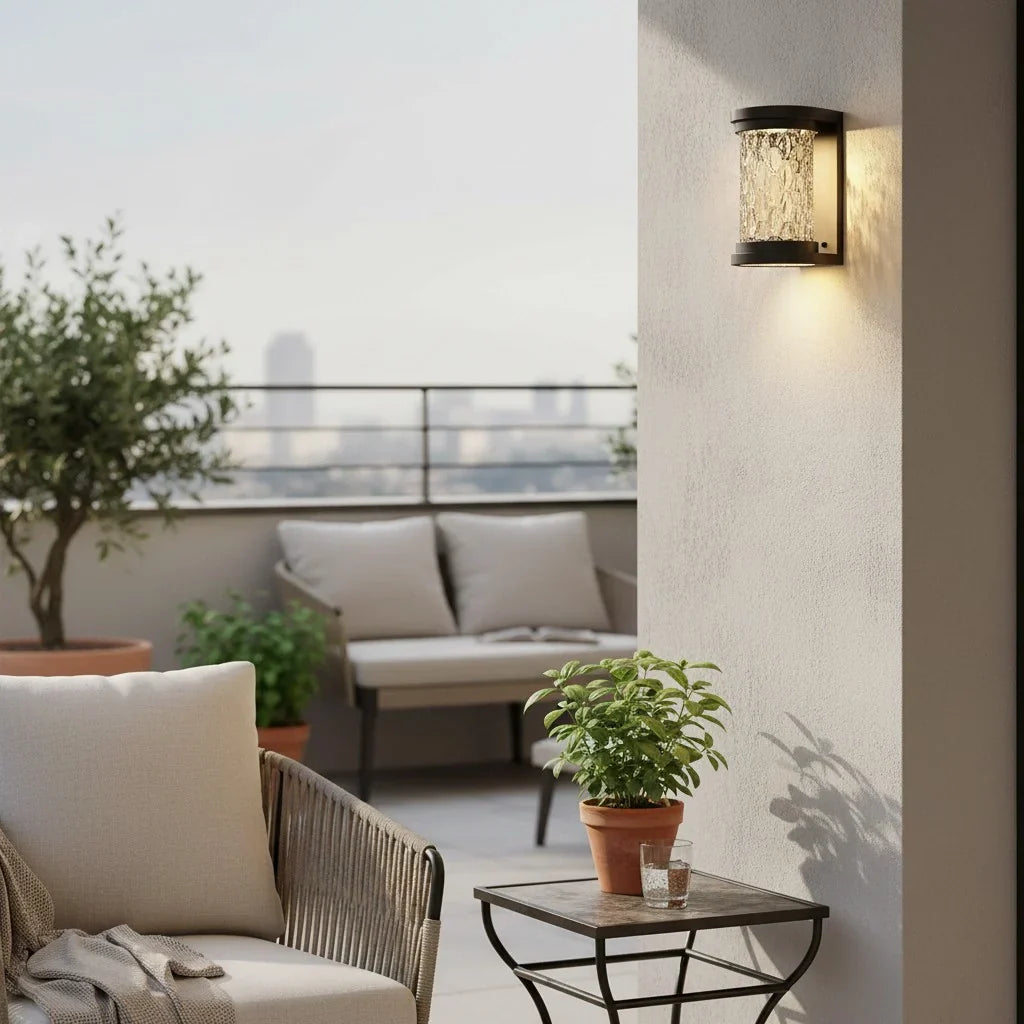 Contemporary Textured Wall Sconce | Ormexis