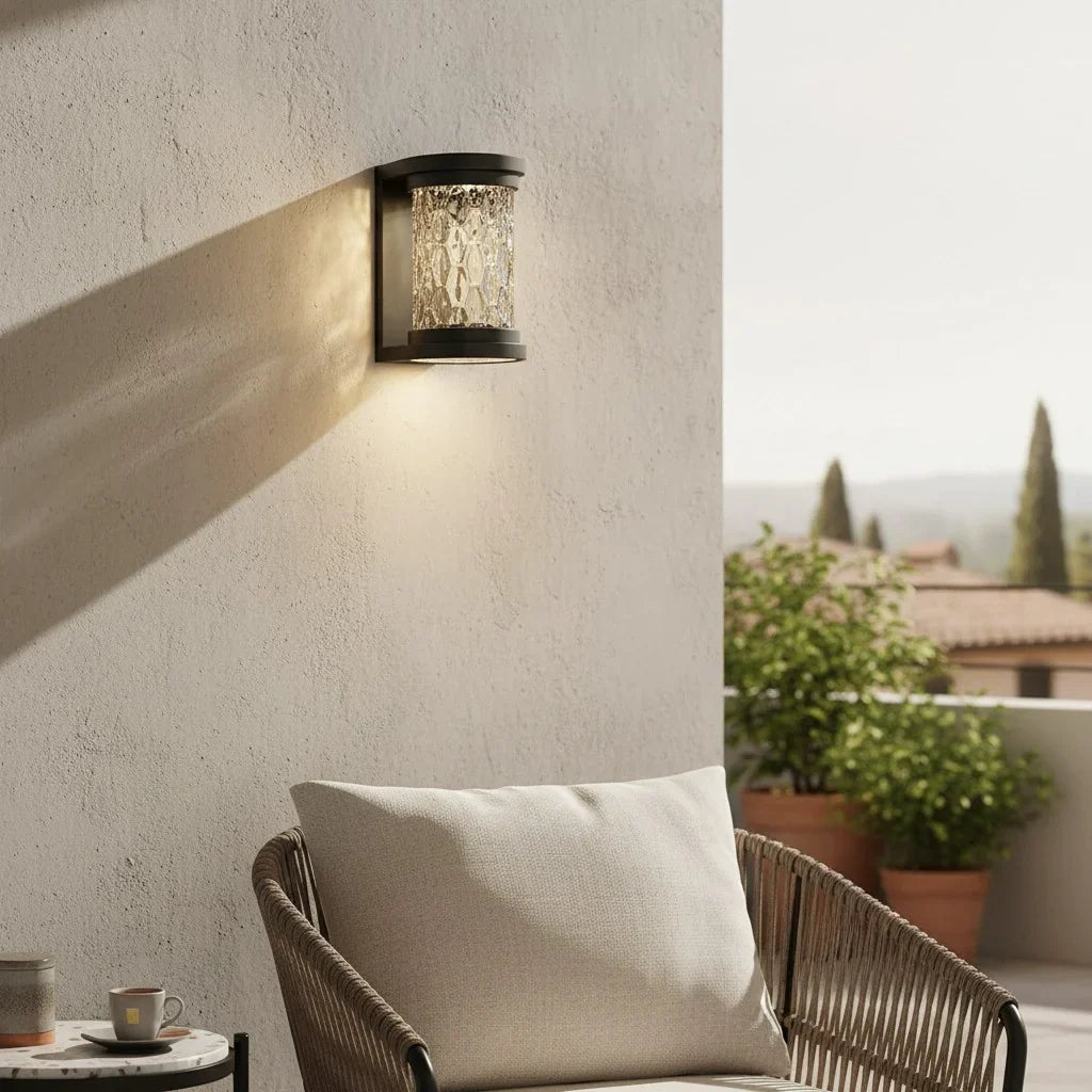 Contemporary Textured Wall Sconce | Ormexis
