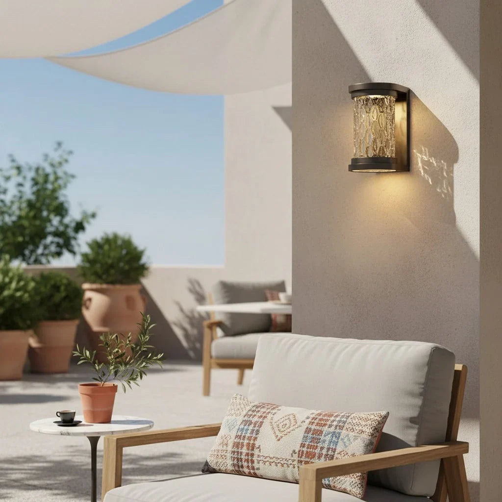 Contemporary Textured Wall Sconce | Ormexis