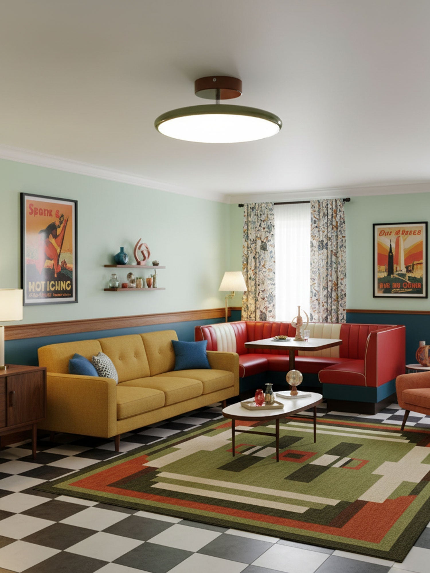 Vintage Adjustable Ceiling Lamp | Ormexis