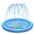 Durable Dog Splash Pad For Outdoor Cooling With Sprinkler And Safe Water Play