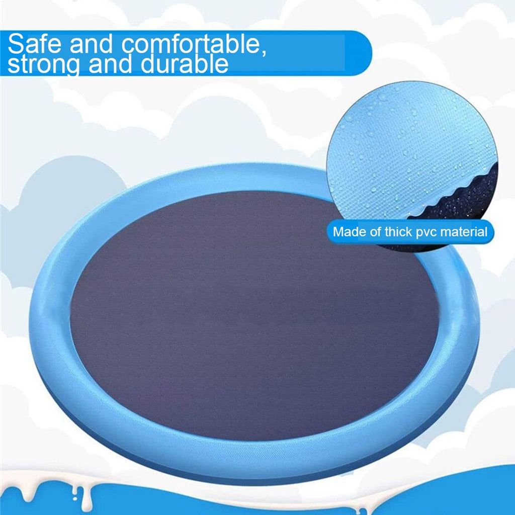 Durable Dog Splash Pad For Outdoor Cooling With Sprinkler And Safe Water Play
