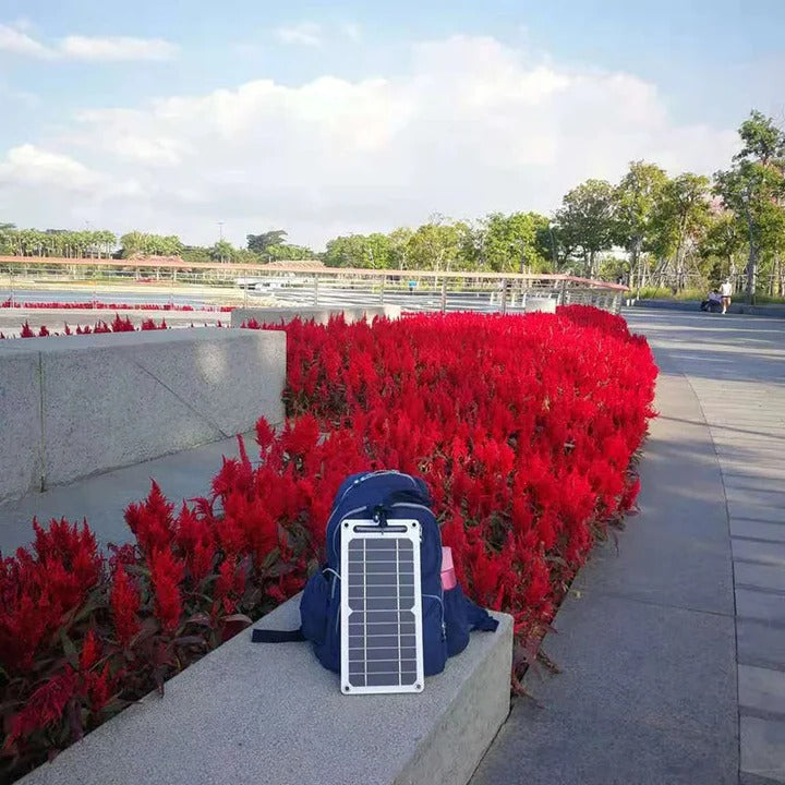 EcoCharge Solar Charger For Phones With USB Output Waterproof For Outdoors