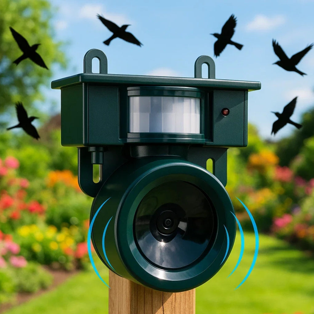 EcoGuard Motion Sensor Bird Deterrent With Natural Sounds