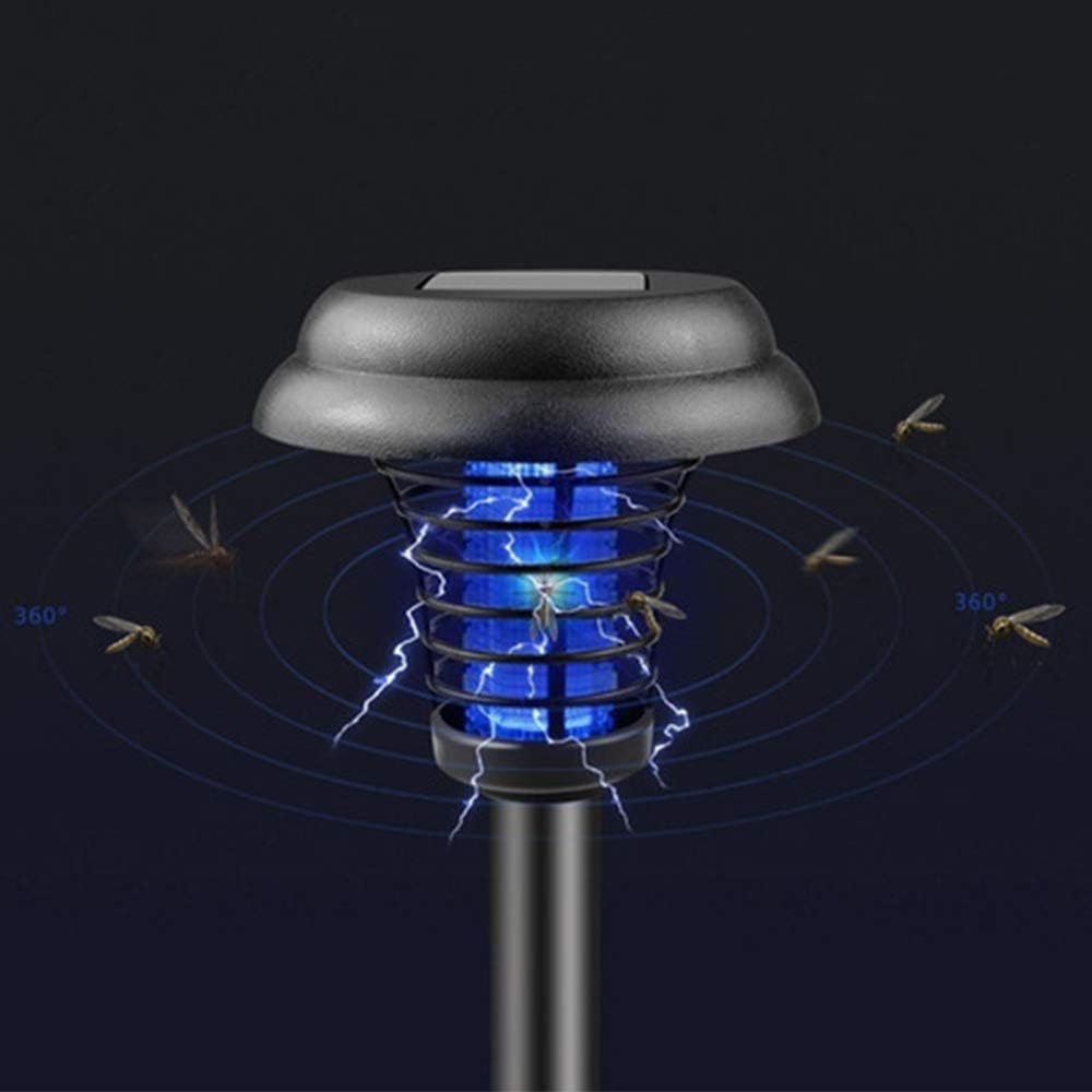 EcoGuard Solar Powered Mosquito Trap With LED Light For Outdoor Insect Control