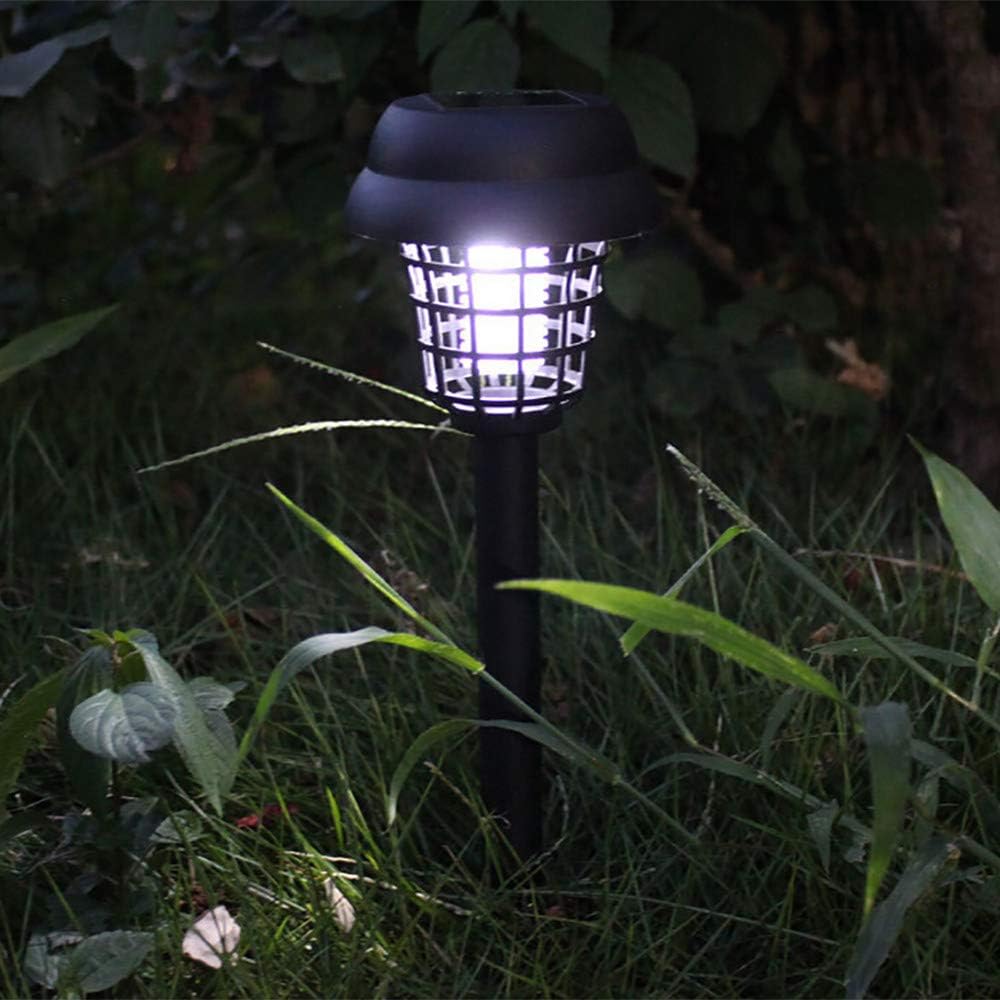 EcoGuard Solar Powered Mosquito Trap With LED Light For Outdoor Insect Control