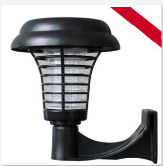 EcoGuard Solar Powered Mosquito Trap With LED Light For Outdoor Insect Control