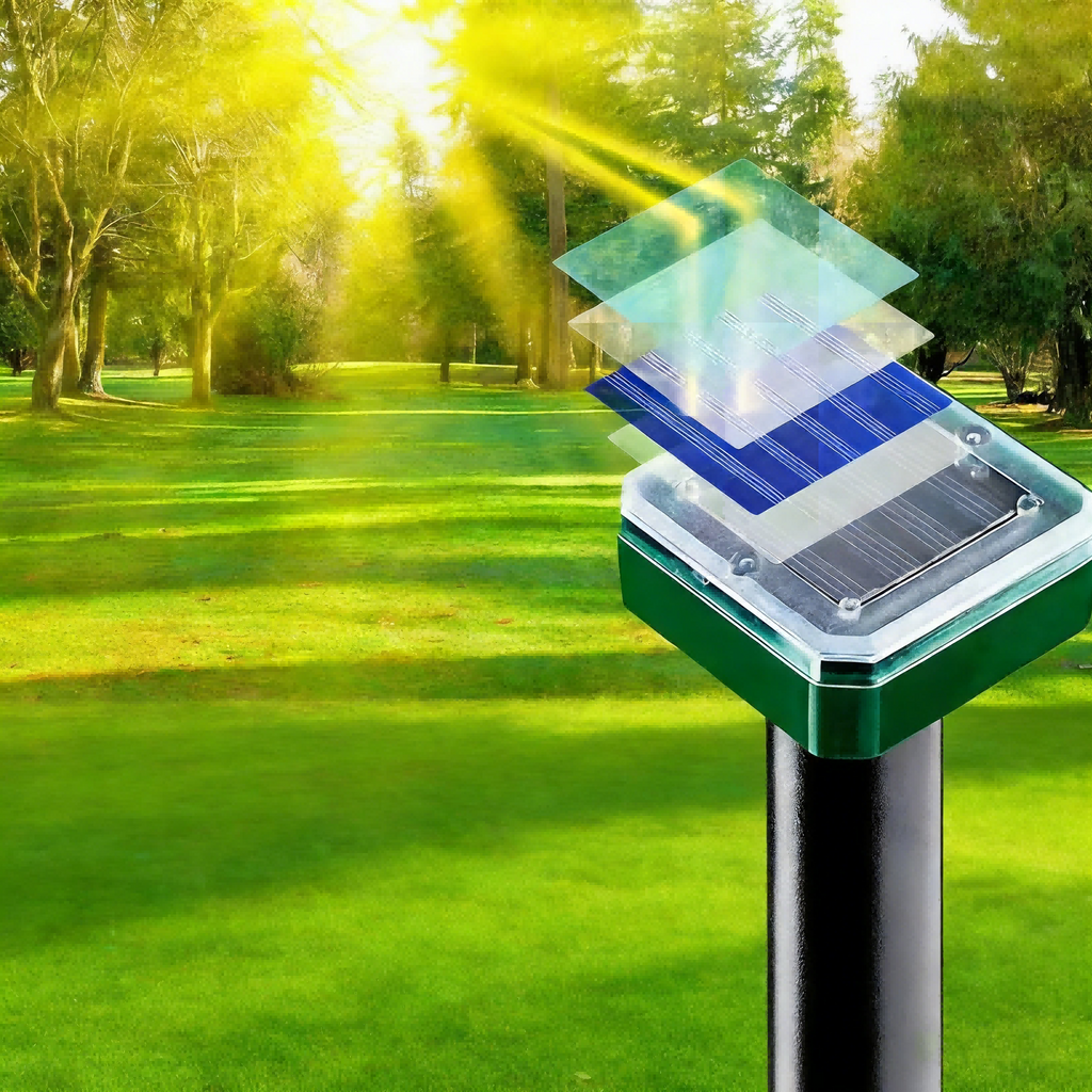EcoGuard Solar Powered Rodent Repellent With Variable Frequency Tech