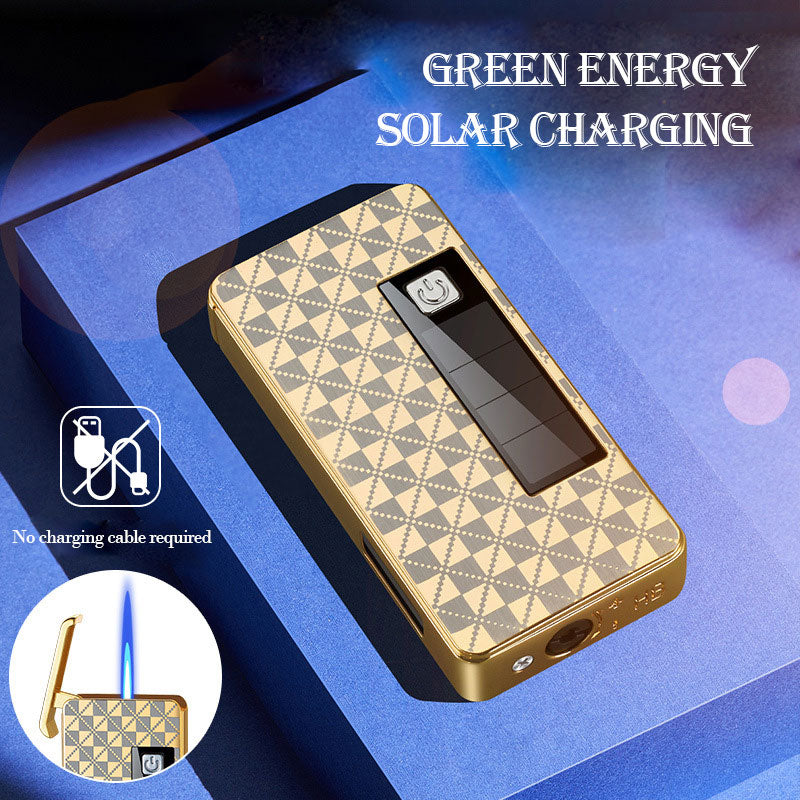 Eco Flame solarlighter med LED-lampa för utomhusbruk