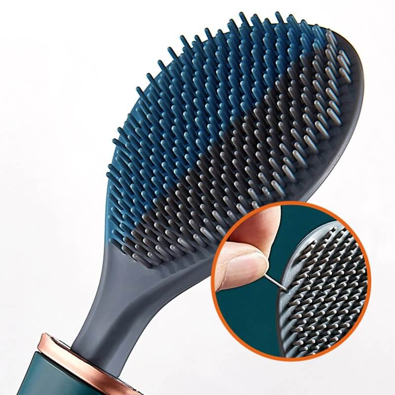 Efficient Wall Mounted Brush With Flexible Head And Quick-Dry Holder