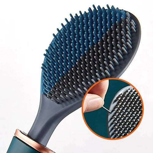 Efficient Wall Mounted Brush With Flexible Head And Quick-Dry Holder