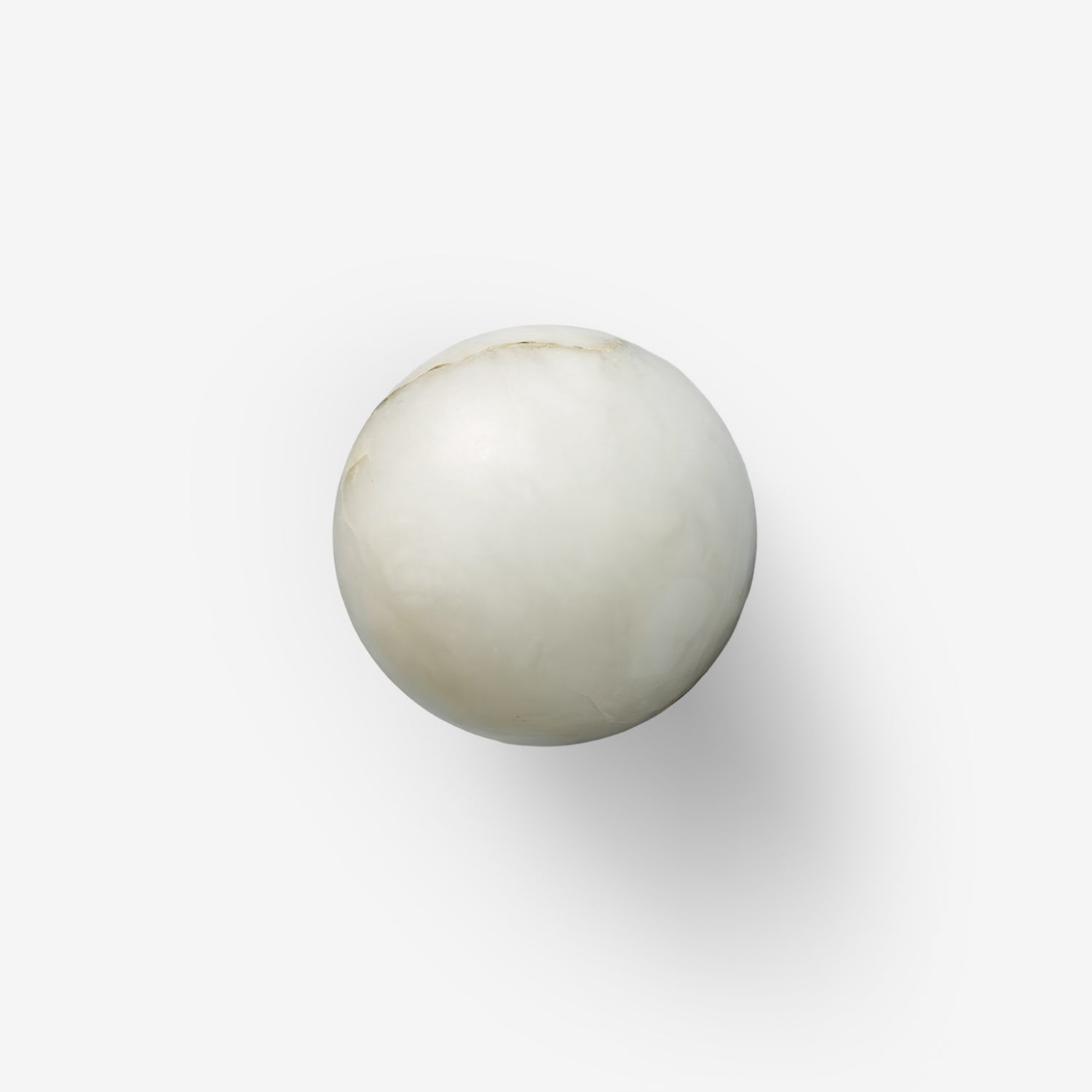 Alabaster Orb Wall Light With Gentle Glow In Minimalist Design - Ormexis