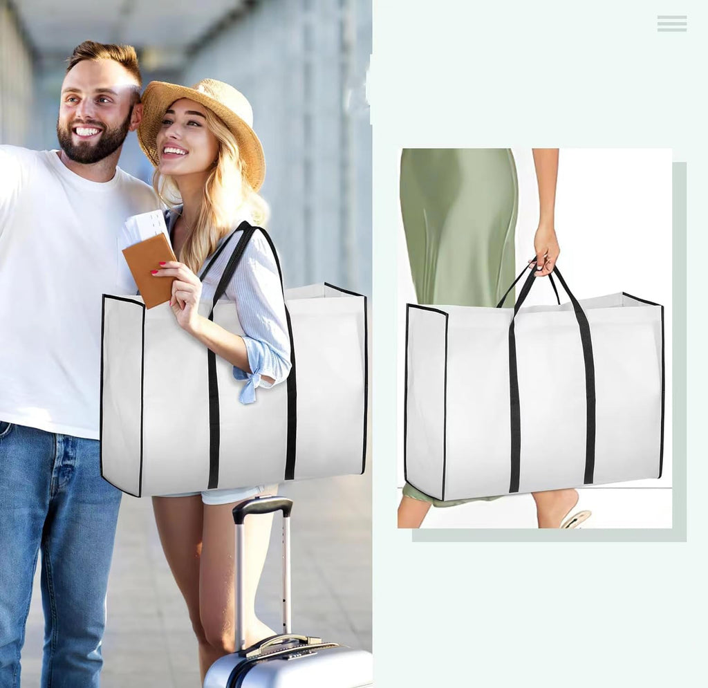 Brautkleid-Aufbewahrungsbeutel mit extra großem Stauraum und Reißverschlusstaschen