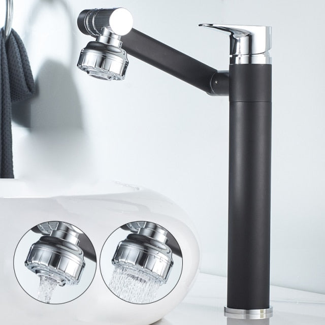 Elegant kollektion köksblandare i mässing med 360-graders rotation och dubbla sprayfunktioner