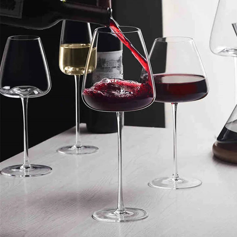 Conjunto Elegante de Copos de Cristal com Design Sem Chumbo para Ocasiões Especiais