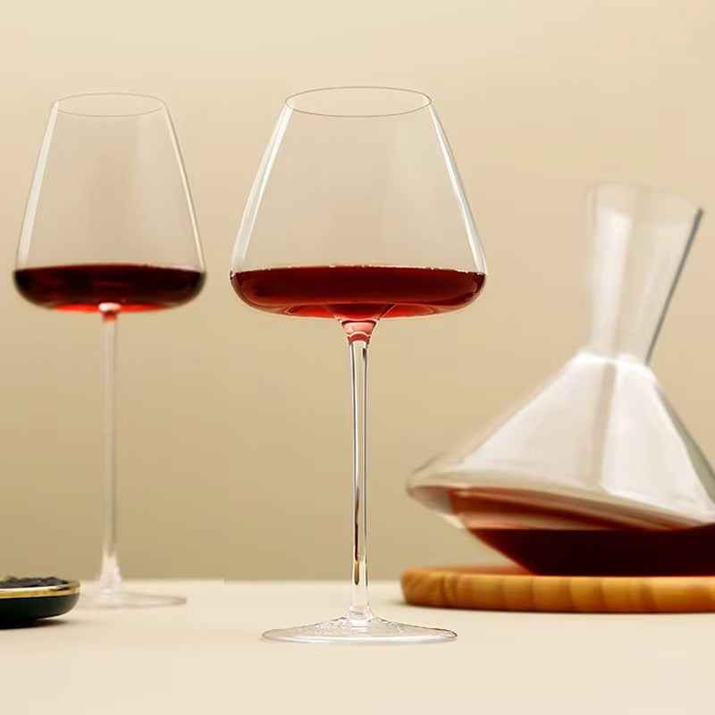 Conjunto Elegante de Copos de Cristal com Design Sem Chumbo para Ocasiões Especiais