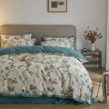 Floral Duvet Covering With Soft Microfiber And Hidden Zipper For Cozy Bedroom Style