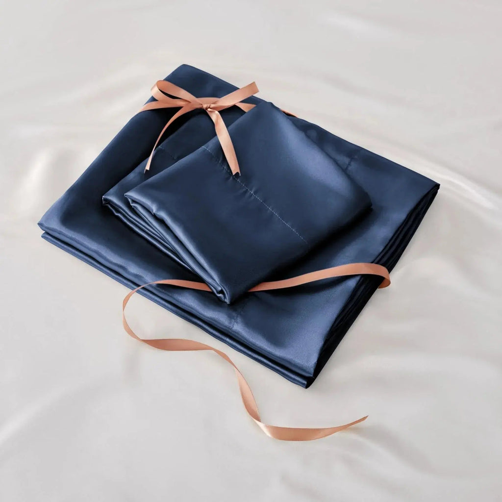 Lenzuola con angoli Elegant Home Satin Deep Pocket per un sonno morbido e confortevole