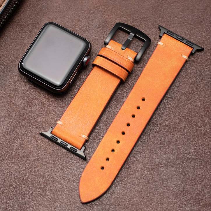 Premium-Lederarmband für die Apple Watch mit zeitloser Handwerkskunst