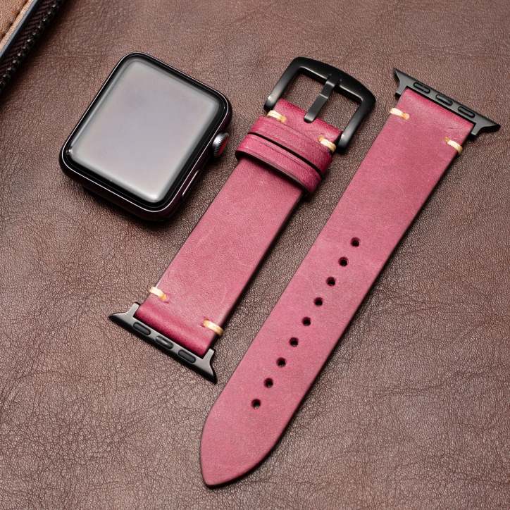Premium-Lederarmband für die Apple Watch mit zeitloser Handwerkskunst