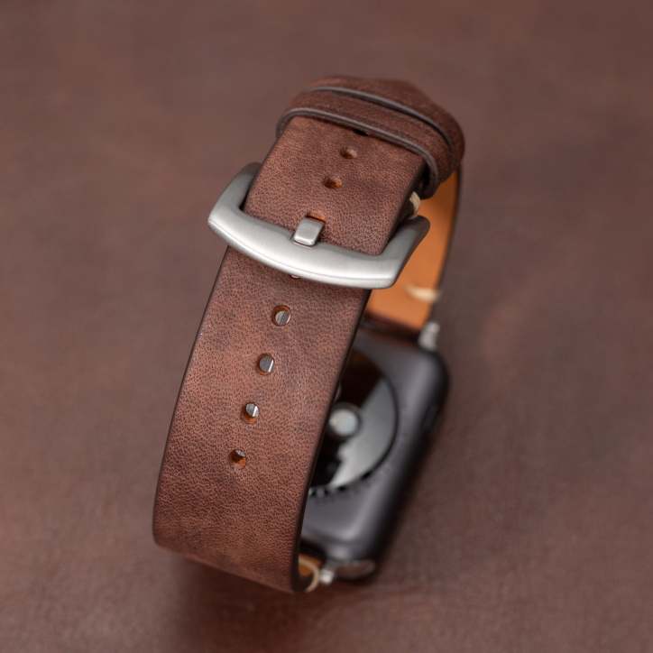 Premium-Lederarmband für die Apple Watch mit zeitloser Handwerkskunst