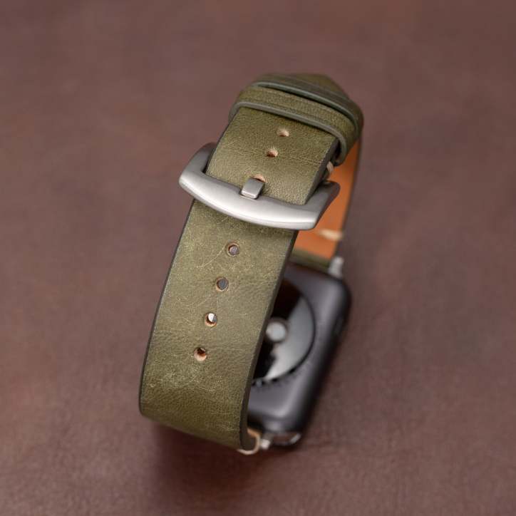 Premium-Lederarmband für die Apple Watch mit zeitloser Handwerkskunst