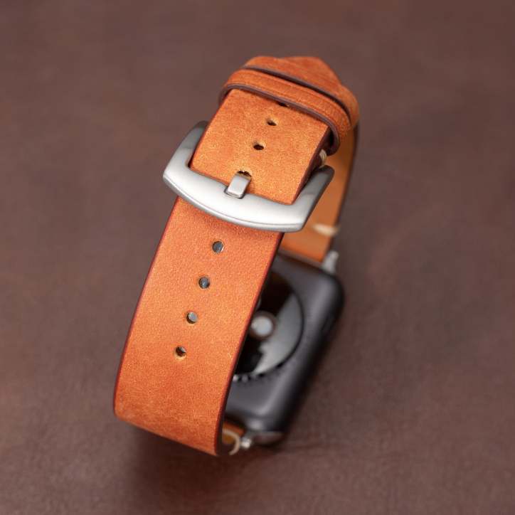 Premium-Lederarmband für die Apple Watch mit zeitloser Handwerkskunst