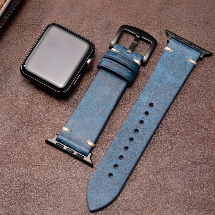 Premium-Lederarmband für die Apple Watch mit zeitloser Handwerkskunst