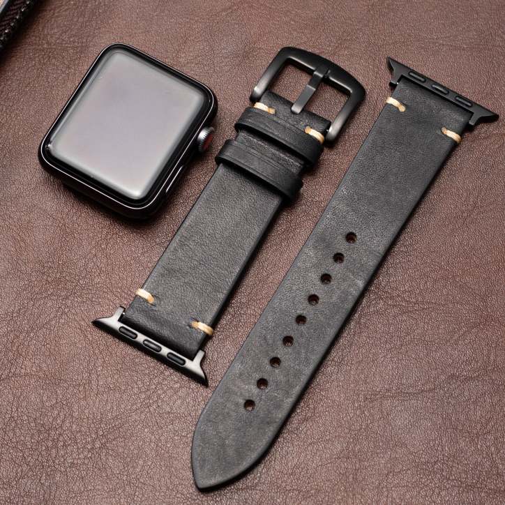 Premium-Lederarmband für die Apple Watch mit zeitloser Handwerkskunst