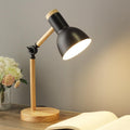 Lámpara de escritorio nórdica elegante con brazo plegable ajustable para iluminación versátil