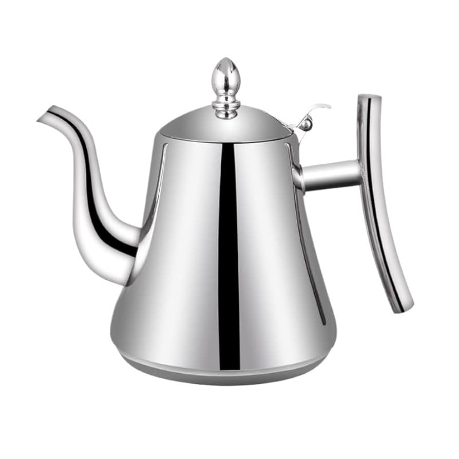 Tekande til løst te i rustfrit stål med infuser
