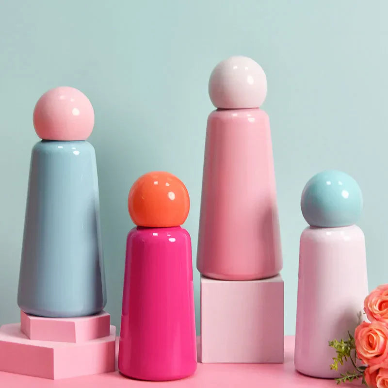 Elegant Steel Hydration Bottle With Insulated Design And Two Tone Finish