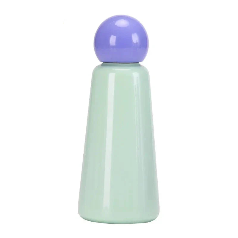 Elegant Steel Hydration Bottle With Insulated Design And Two Tone Finish