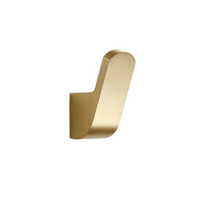 Elegant Wall Hooks Modern Golden Brass Robe Hooks With Durable Design For Organized Spaces