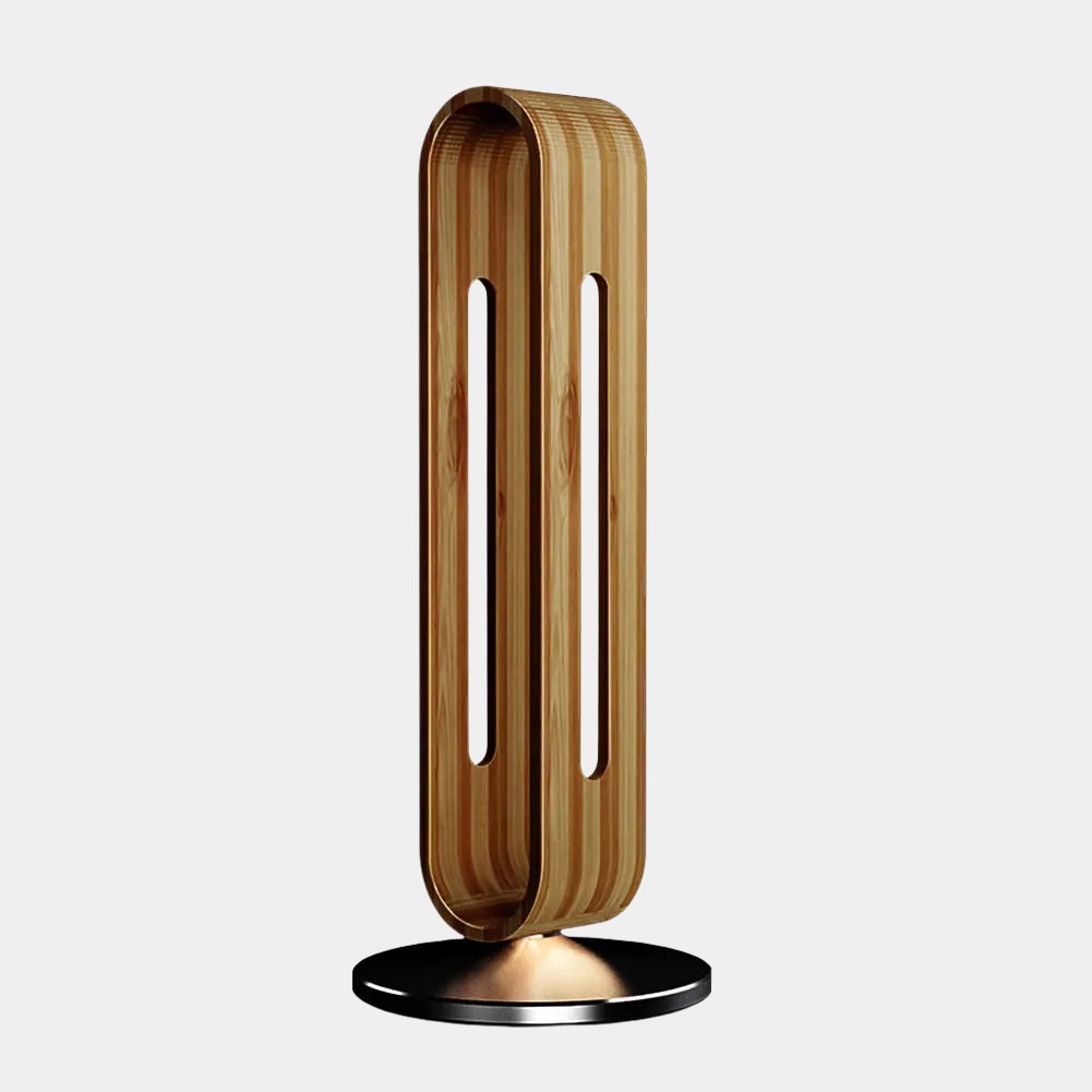 Elegant Wooden Headset Stand With Sleek Design And Secure Hold
